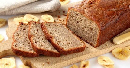 Recetas saludables, torta bizcocho budin de banana platano
